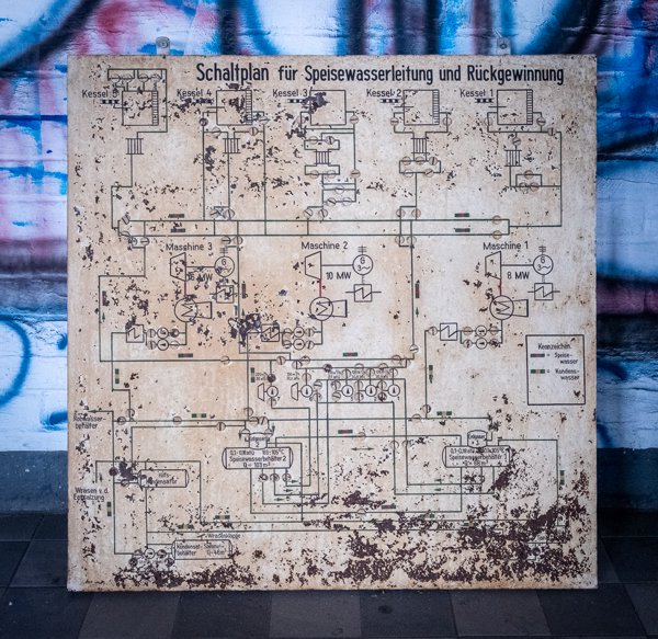 Faded wiring schematic