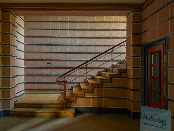 Expressionist stairwell