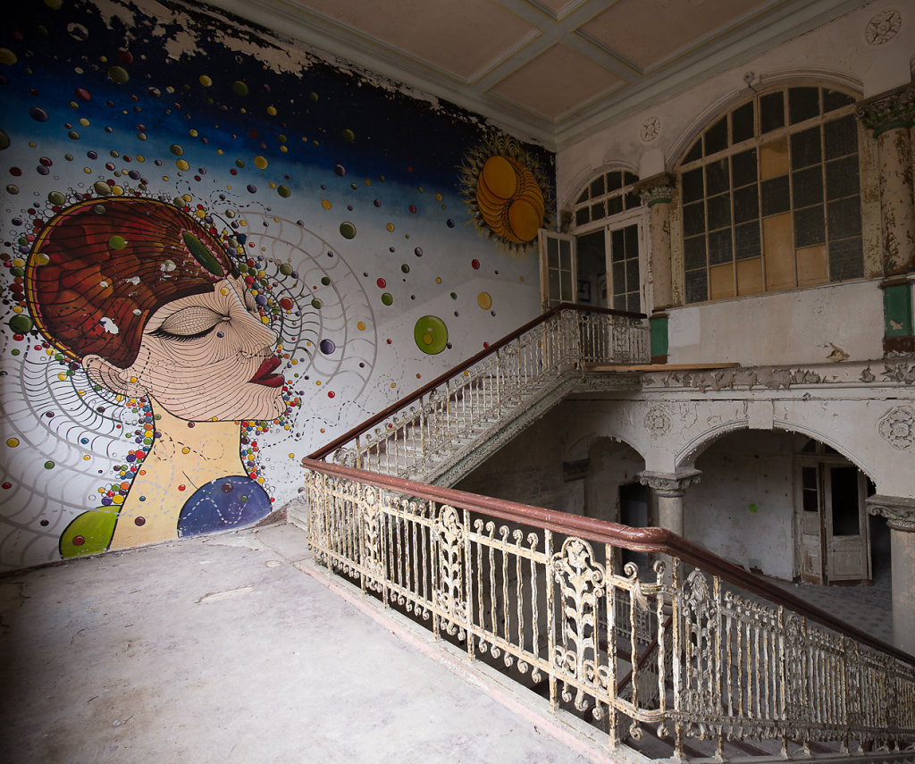 Staircase Mural