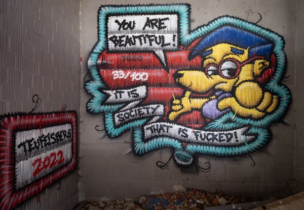 "You are beautiful", Teufelsberg 2022