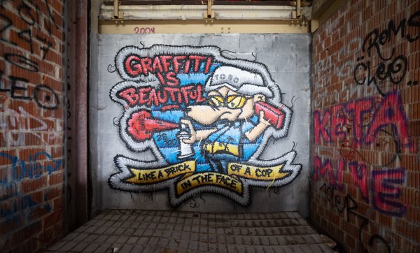 "Graffiti is beautiful"